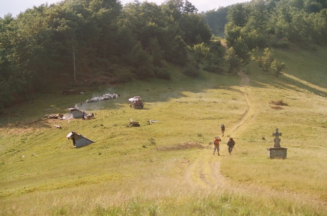 Podkarpatská Rus 2006 - přechod poloniny Boržava - 107