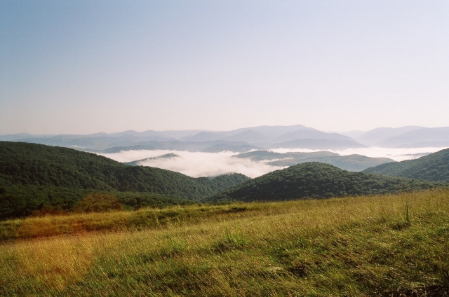 Podkarpatská Rus 2006 - přechod poloniny Boržava - 110