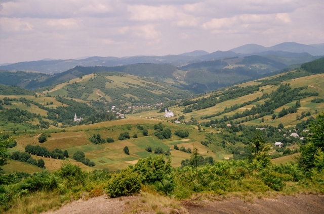 Podkarpatská Rus 2006 - přechod poloniny Boržava - 122