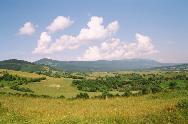 Podkarpatská Rus 2006 - přechod poloniny Boržava - 125