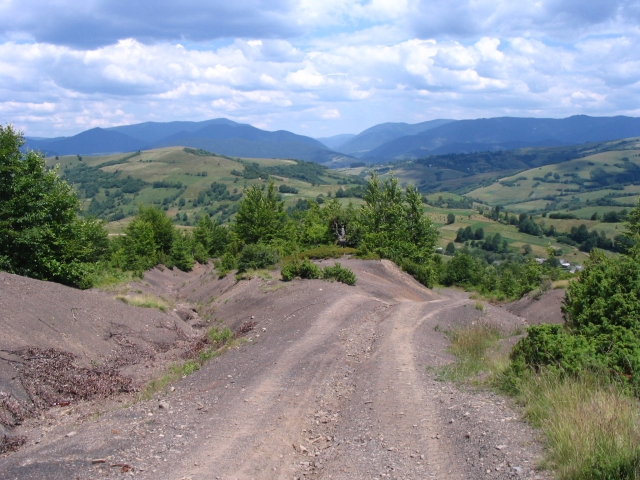 Podkarpatská Rus 2006 - přechod poloniny Boržava - 126