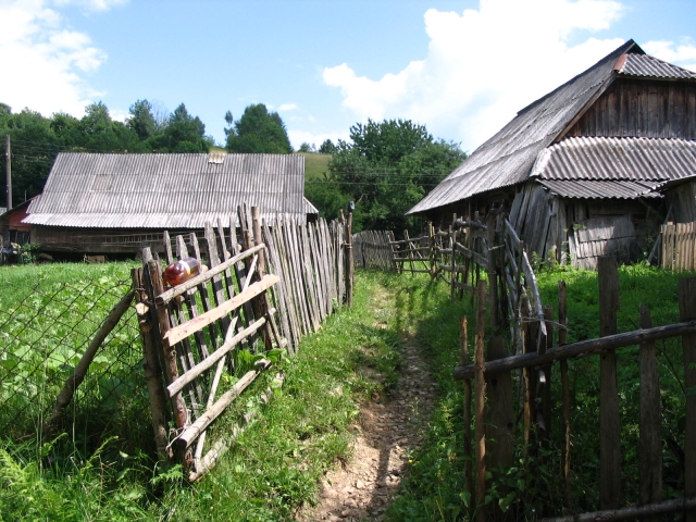 Podkarpatská Rus 2006 - přechod poloniny Boržava - 129