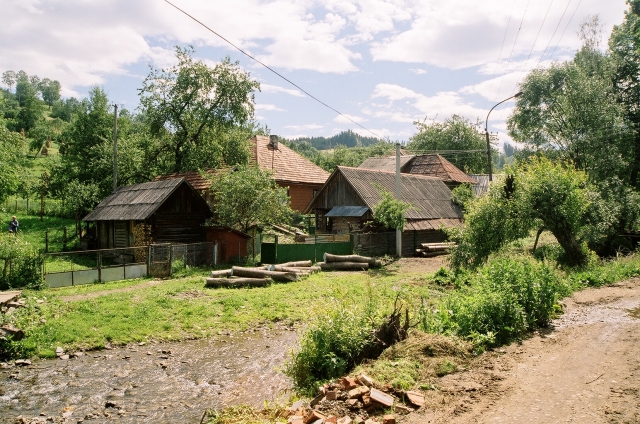 Podkarpatská Rus 2006 - přechod poloniny Boržava - 13