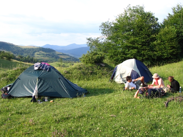 Podkarpatská Rus 2006 - přechod poloniny Boržava - 133