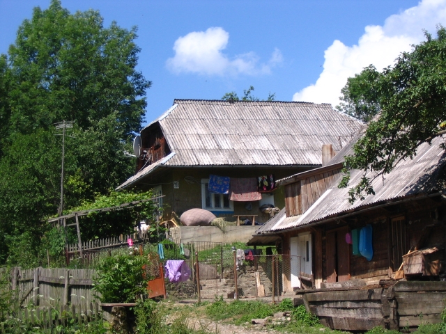 Podkarpatská Rus 2006 - přechod poloniny Boržava - 139