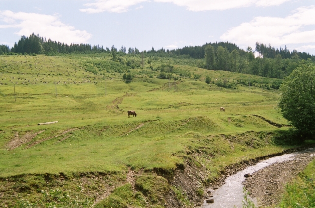 Podkarpatská Rus 2006 - přechod poloniny Boržava - 14