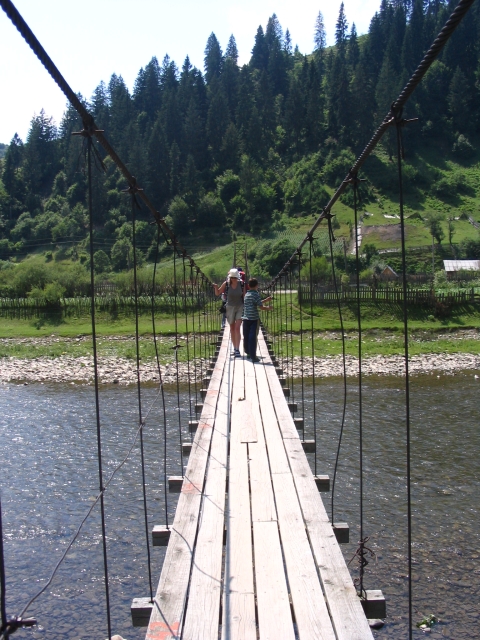 Podkarpatská Rus 2006 - přechod poloniny Boržava - 155