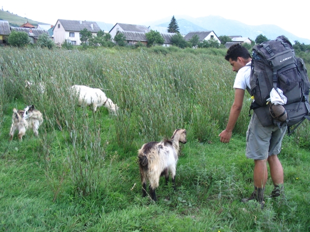 Podkarpatská Rus 2006 - přechod poloniny Boržava - 158