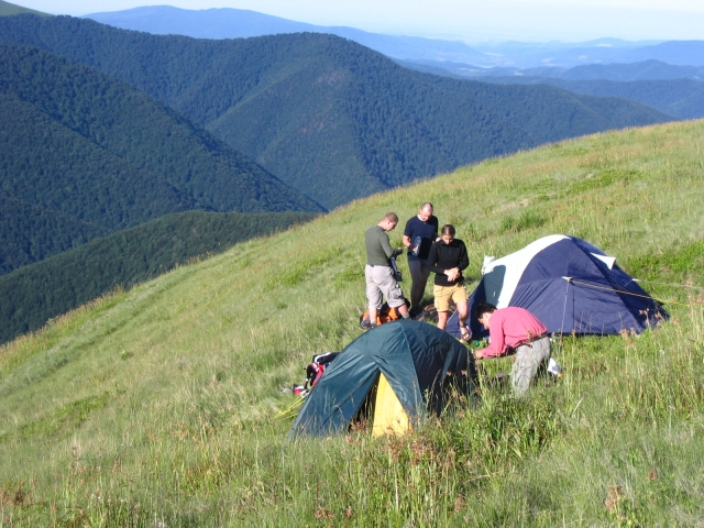 Podkarpatská Rus 2006 - přechod poloniny Boržava - 35