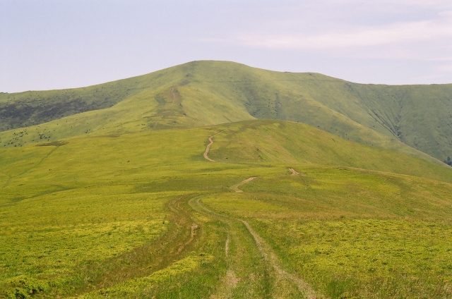 Podkarpatská Rus 2006 - přechod poloniny Boržava - 45