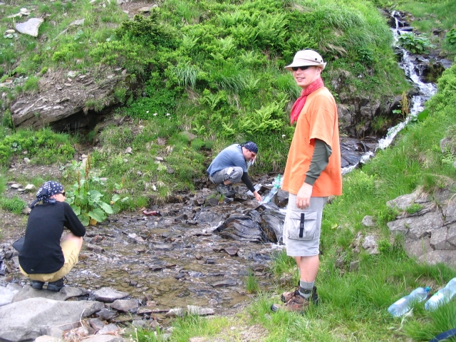 Podkarpatská Rus 2006 - přechod poloniny Boržava - 65