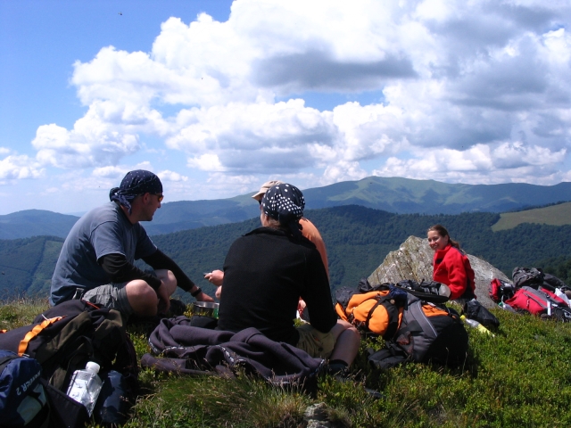 Podkarpatská Rus 2006 - přechod poloniny Boržava - 75