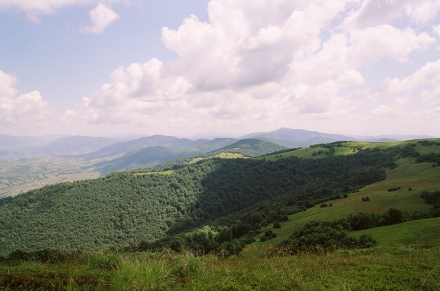 Podkarpatská Rus 2006 - přechod poloniny Boržava - 79