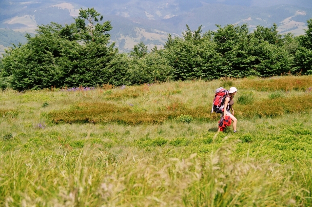 Podkarpatská Rus 2006 - přechod poloniny Boržava - 98